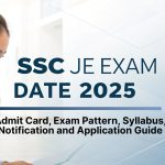 ssc je exam date 2025